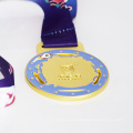 China Manufacturer 3D Marathon race medal Custom gold silver copper bronze 42K running medals